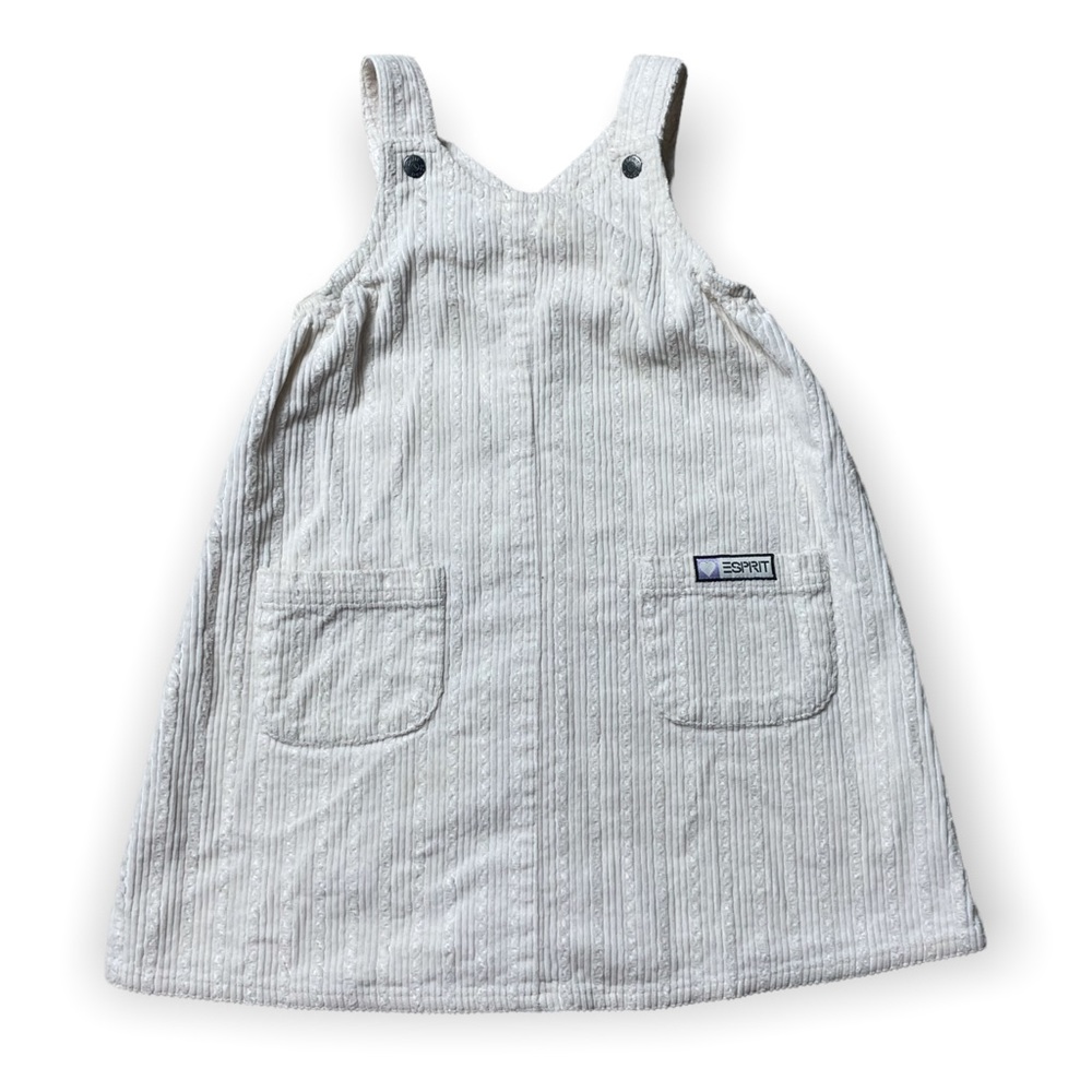 Toddler ESPRIT Cream Textures Tank Dress Jumper Size 3T